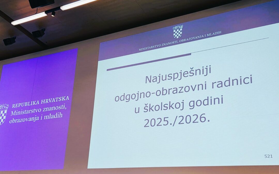 Priznanje za naše učiteljice